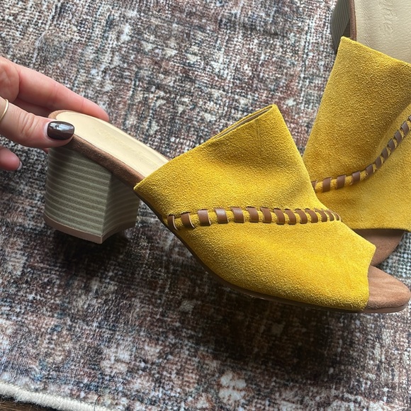 Farylrobin Color Pop Whipstitch Block Heels Anthropologie size 7.5 - Picture 3 of 8